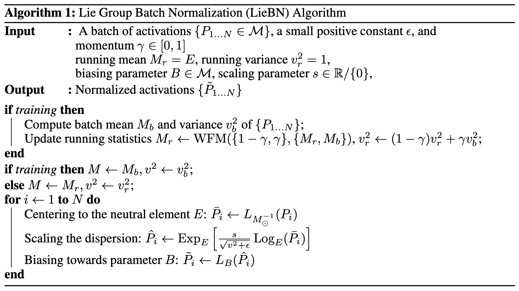 A Lie Group Approach to Riemannian Batch Normalization