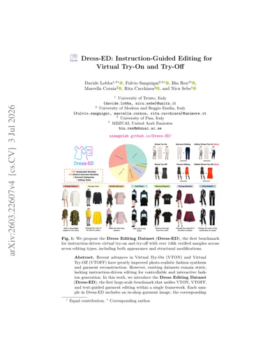 Dress-ED: Instruction-Guided Editing for Virtual Try-On and Try-Off
