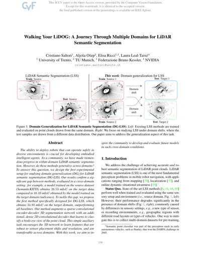 Walking Your LiDOG: A Journey Through Multiple Domains for LiDAR Semantic Segmentation