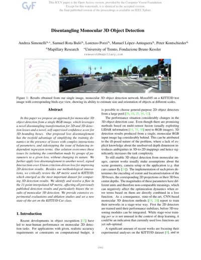 Disentangling monocular 3d object detection