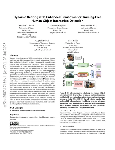 Dynamic Scoring with Enhanced Semantics for Training-Free Human-Object Interaction Detection