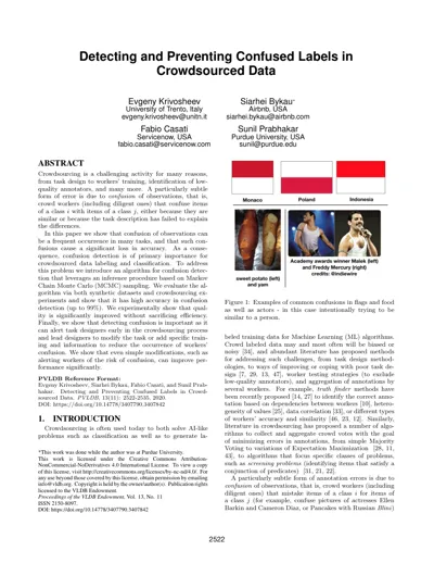 Detecting and Preventing Confused Labels in Crowdsourced Datasets