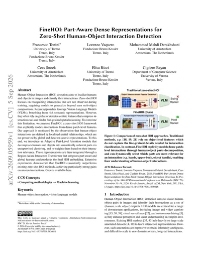 FineHOI: Part-Aware Dense Representations for Zero-Shot Human-Object Interaction Detection