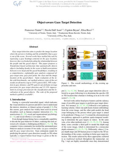 Object-aware Gaze Target Detection