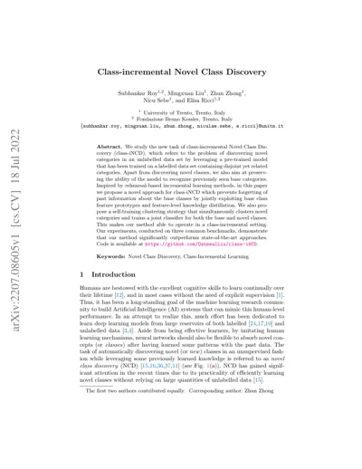 Class-incremental Novel Class Discovery