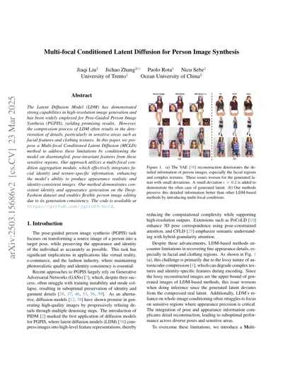 Multi-focal Conditioned Latent Diffusion for Person Image Synthesis