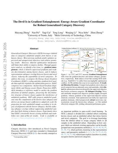 The Devil Is in Gradient Entanglement: Energy-Aware Gradient Coordinator for Robust Generalized Category Discovery