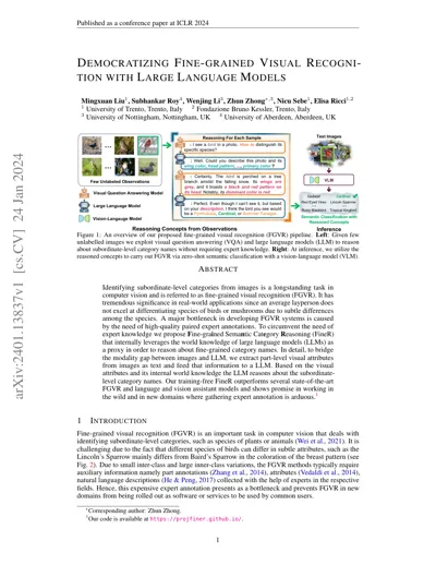 Democratizing Fine-grained Visual Recognition with Large Language Models